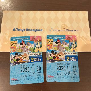 ディズニー(Disney)のディズニーリゾートライン 2DAYS PASS(遊園地/テーマパーク)