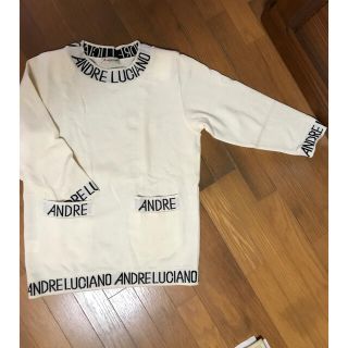 ♥️ANDRE LUCIANO♥️ロゴ入りボートネックニット♥️F♥️ANDRE