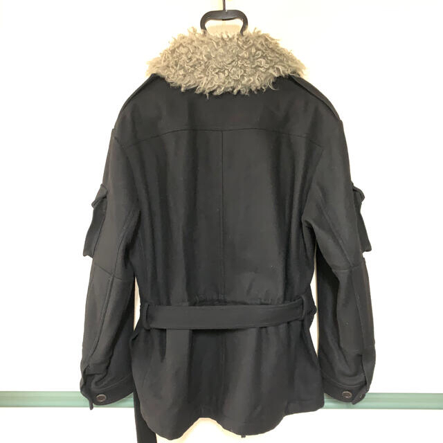 DRIES VAN NOTEN(ドリスヴァンノッテン)の【DRIES VAN NOTEN 16aw】m-65 ファーカラー比翼 メンズのジャケット/アウター(ミリタリージャケット)の商品写真