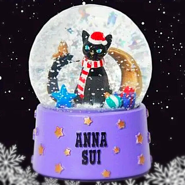 ANNA SUI(アナスイ)のアナスイ　スノードーム　2020 ホリデー　ノベルティ　ANNA SUI エンタメ/ホビーのコレクション(ノベルティグッズ)の商品写真