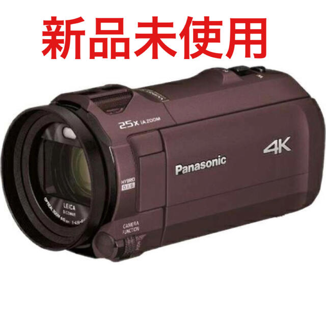 Panasonic(パナソニック)のパナソニック HC-VX992M-Tデジタル4Kビデオカメラ 64GB新品 スマホ/家電/カメラのカメラ(ビデオカメラ)の商品写真