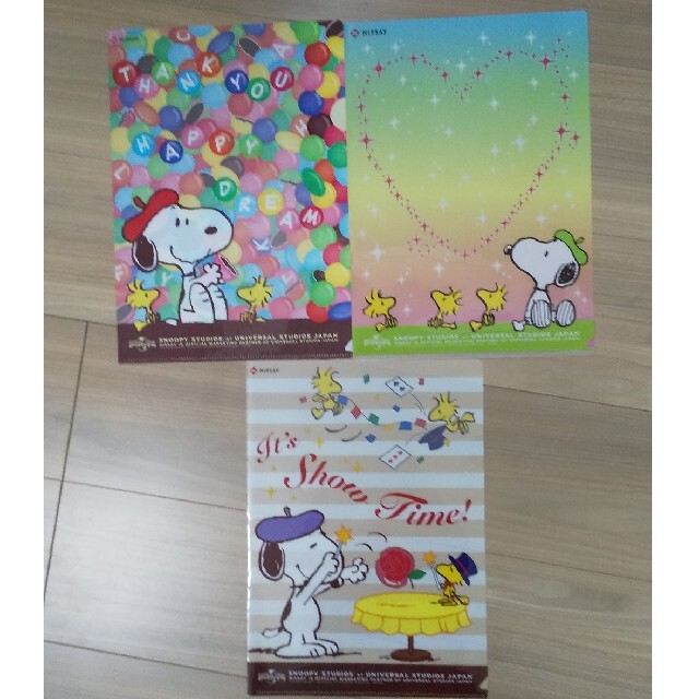 SNOOPY(スヌーピー)の[６枚]スヌーピー クリアファイル④ エンタメ/ホビーのアニメグッズ(クリアファイル)の商品写真