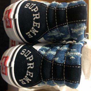 シュプリーム(Supreme)のSupreme®/Vans® Hole Denim Sk8-Hi Pro(スニーカー)