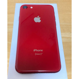 アップル(Apple)のiPhone 8 64GB RED SIMフリー(スマートフォン本体)