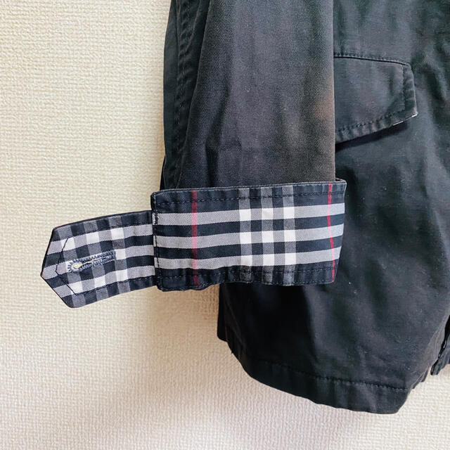 BURBERRY BLACK LABEL(バーバリーブラックレーベル)の一点物　BURBERRY BLACK LABEL　騎士ロゴ　ミリタリージャケット メンズのジャケット/アウター(ミリタリージャケット)の商品写真