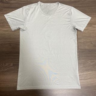 ユニクロ(UNIQLO)の③ ユニクロ　エアリズム　Uネック　グレー(Tシャツ/カットソー(半袖/袖なし))