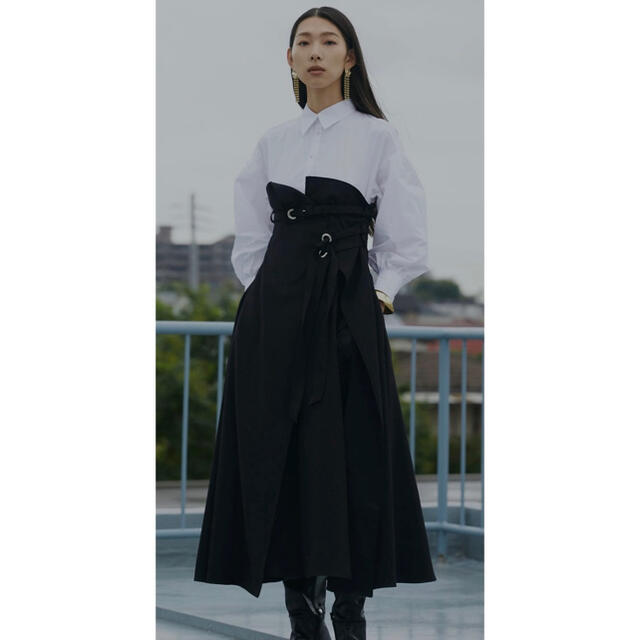 Ameri Vintage MILLEFUILLE SHIRT DRESS