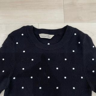 ユナイテッドアローズ(UNITED ARROWS)のユナイテッドアローズ購入⭐︎TORRAZZO DONNAドット刺繍ニット(ニット/セーター)