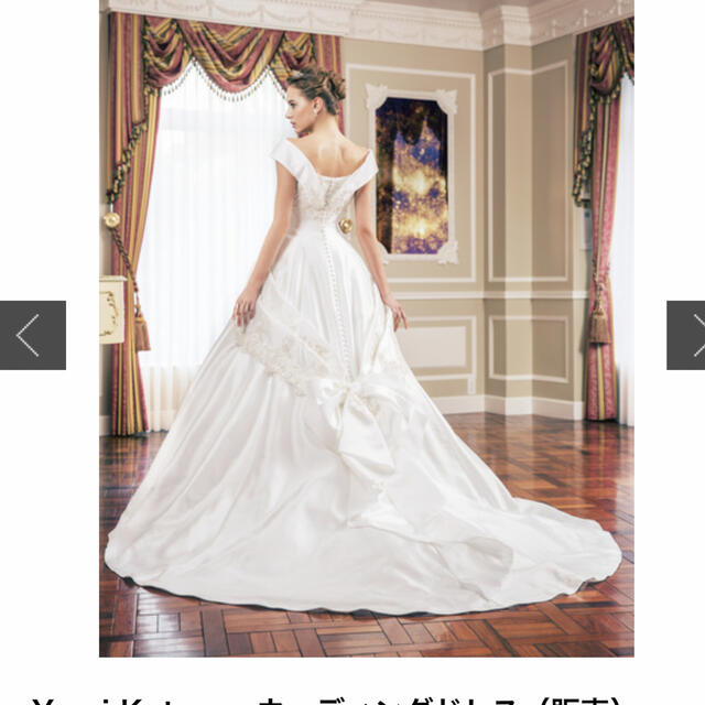 YUMI KATSURA(ユミカツラ)の桂由美 ウェディングドレス 最終お値下げ レディースのフォーマル/ドレス(ウェディングドレス)の商品写真