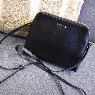 フルラ(Furla)の正規品☆フルラ　ショルダーバッグ　ボエム　黒　レザー　バッグ　財布　小物(ショルダーバッグ)