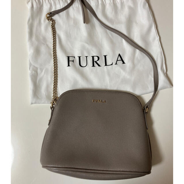 バッグFURLA フルラ ショルダーバッグ  グレージュ グレー