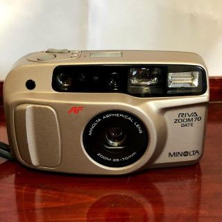 コニカミノルタ(KONICA MINOLTA)のコンパクトフィルムカメラ　MINOLTA RIVA ZOOM 70 DATE (フィルムカメラ)