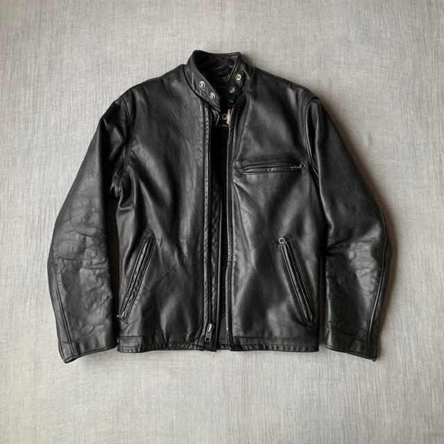 Schott 141 シングルライダース 34 ショット ライナー付き ブラック