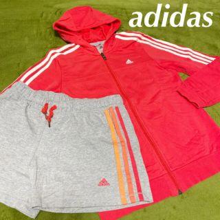 アディダス(adidas)の【美品】adidas アディダス ジャージ セット レディース  ピンク(セット/コーデ)