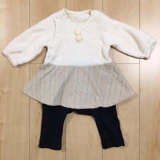 ブランシェス(Branshes)のBranshes ベビー服 カバーオール ロンパース 80cm(カバーオール)