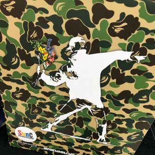 アベイシングエイプ(A BATHING APE)のBAPE X BRANDALISM FLOWER BOMBER ape(フィギュア)