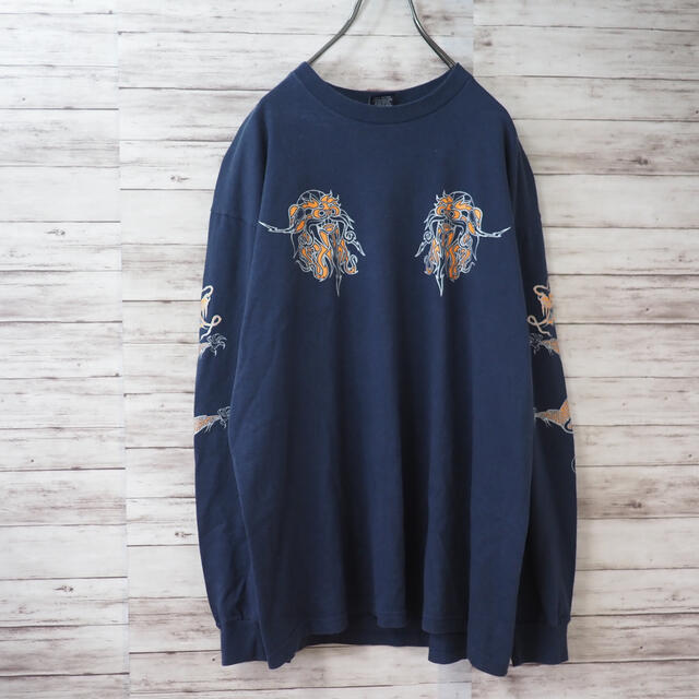 STUSSY(ステューシー)の2007AW Stussy Leo&Dragon L/S Tee メンズのトップス(Tシャツ/カットソー(七分/長袖))の商品写真