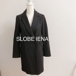 スローブイエナ(SLOBE IENA)のSLOBE IENA イエナ　チェスターコート　ブラック　36(チェスターコート)