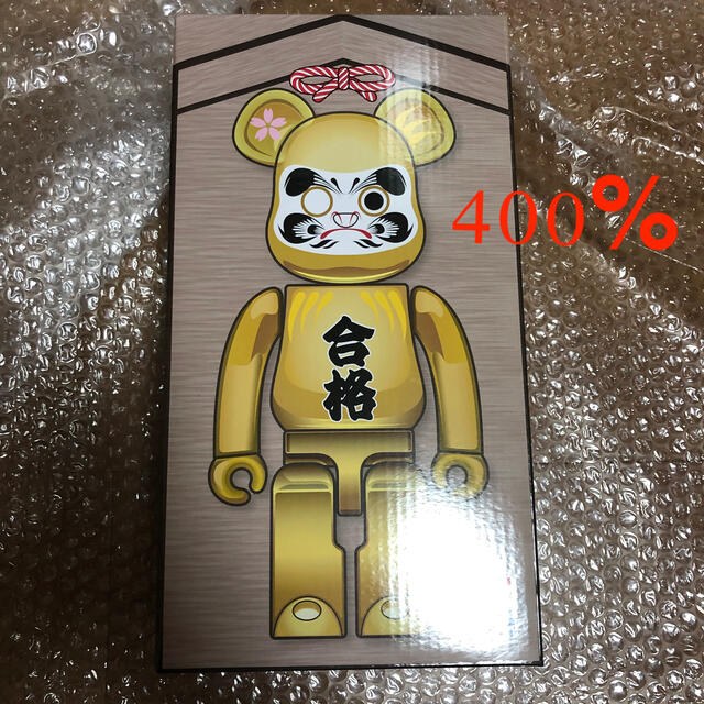 Be@rbrick 達磨 合格 金メッキ 400%