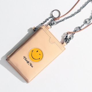 ジャーナルスタンダード(JOURNAL STANDARD)のGOOD GRIEF ! Smiley マルチパースケース ポーチ キャメル(その他)