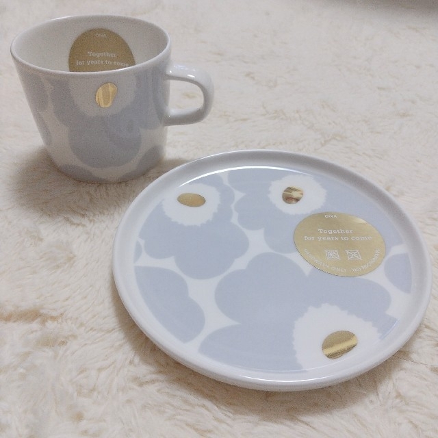 マリメッコ marimekko ウニッコ unikko コーヒーカップ プレート