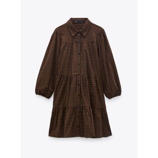 ザラ(ZARA)のギンガムチェック柄ワンピース(ミニワンピース)