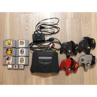 ニンテンドウ64(NINTENDO 64)のニンテンドー64 セット売り(家庭用ゲーム機本体)