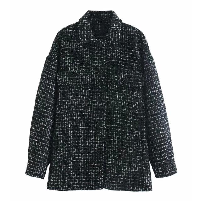 ZARA - 秋冬新作☃️2786◆ツイード シャツ ジャケット