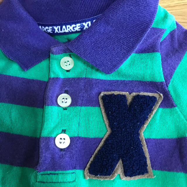 XLARGE(エクストララージ)のXLARGE エクストララージ　ロンパース  カバーオール　6m 70 キッズ/ベビー/マタニティのベビー服(~85cm)(ロンパース)の商品写真