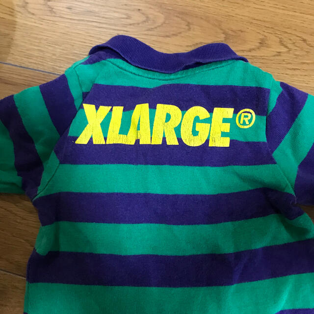 XLARGE(エクストララージ)のXLARGE エクストララージ　ロンパース  カバーオール　6m 70 キッズ/ベビー/マタニティのベビー服(~85cm)(ロンパース)の商品写真