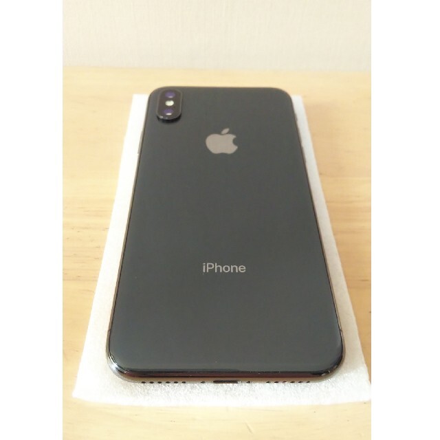 iPhone iPhone X Space Gray 64 GB SIMフリーの通販 by ongoro3's shop｜アイフォーンならラクマ - 安い特価