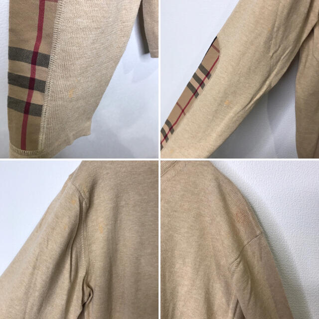 BURBERRY(バーバリー)のバーバリーロンドン ノバチェック 長袖 カットソー Mサイズ メンズのトップス(Tシャツ/カットソー(七分/長袖))の商品写真