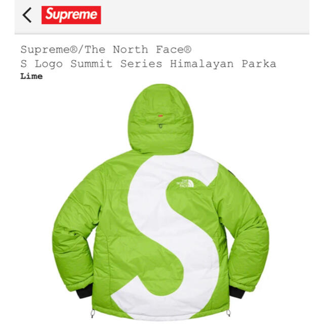 Supreme(シュプリーム)のSupreme®/The North Face® S Logo ダウン メンズのジャケット/アウター(ダウンジャケット)の商品写真