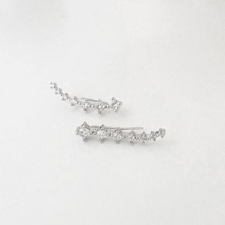 スタージュエリー(STAR JEWELRY)のzirconia climber pierce silver925(ピアス)