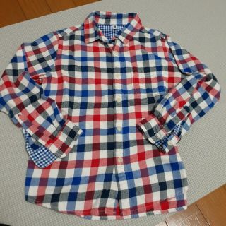 ユニクロ(UNIQLO)のユニクロ チェックシャツ 130(Tシャツ/カットソー)