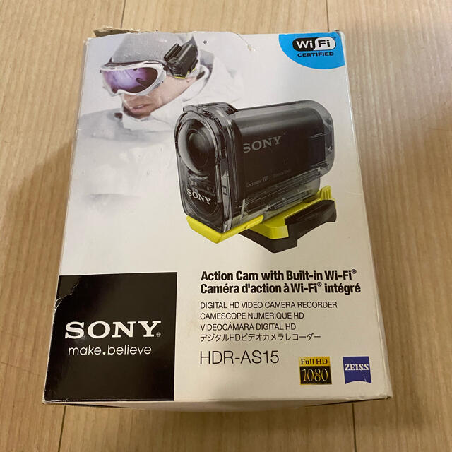 スマホ/家電/カメラSONY HDR-AS15 アクションカメラ　デジタルHDビデオカメラレコーダー