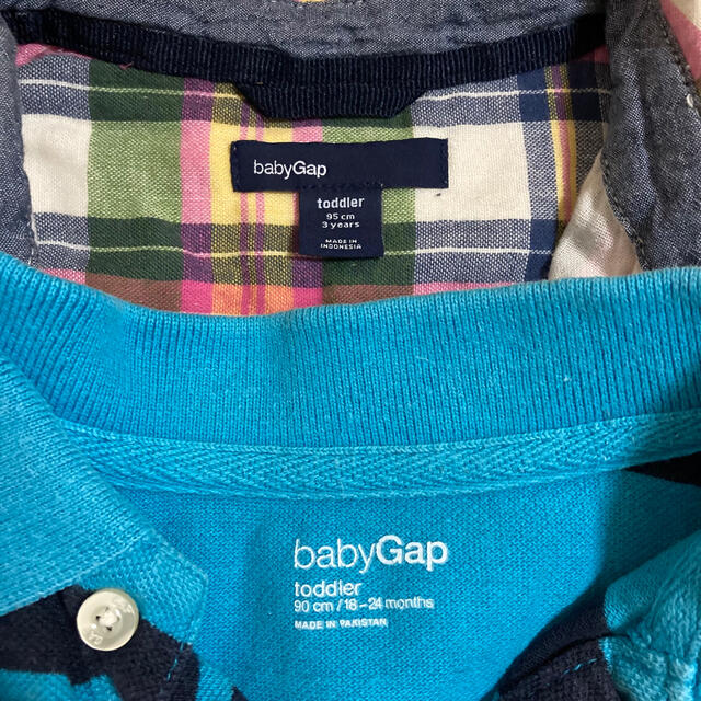 babyGAP(ベビーギャップ)のbaby Gap トップスセット　90 95 キッズ/ベビー/マタニティのキッズ服男の子用(90cm~)(ブラウス)の商品写真