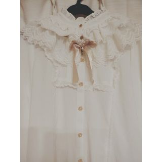 アンジェリックプリティー(Angelic Pretty)のロリータ ブラウス 白(シャツ/ブラウス(長袖/七分))