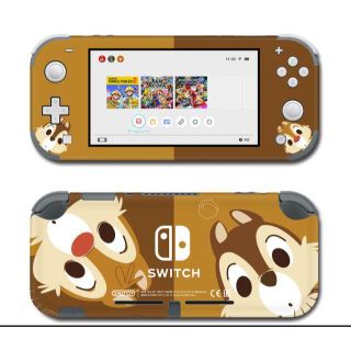 Switch Liteスイッチ ライト ディズニー チップとデール スキンシール(その他)