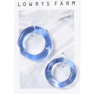 ローリーズファーム(LOWRYS FARM)のローリーズファーム　ガラスリング　ブルー(リング(指輪))