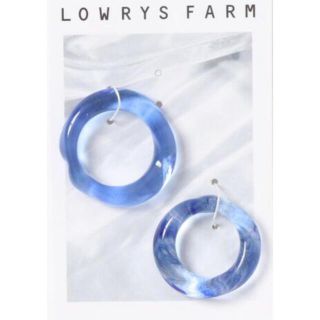 ローリーズファーム(LOWRYS FARM)のローリーズファーム　ガラスリング　ブルー(リング(指輪))