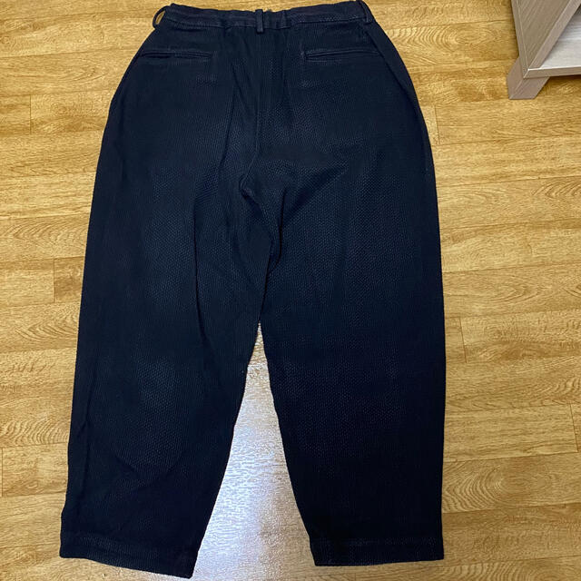 COLINA SASHIKO W-TUCK PANTS ブラック 史上一番安い 9360円 www