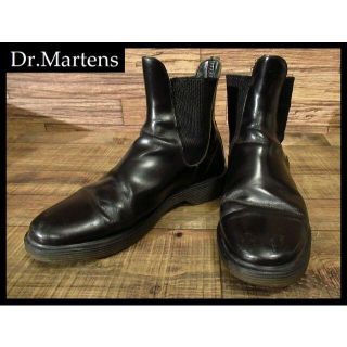 ドクターマーチン(Dr.Martens)の希少 英国製 ドクターマーチン サイドゴア レザー ブーツ 25.5cm 黒(ブーツ)