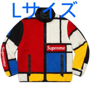 シュプリーム(Supreme)の【新品未着用】Lサイズ 赤 フリースジャケット／シュプリーム(ブルゾン)