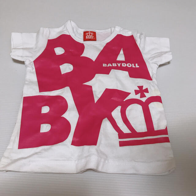 BABYDOLL(ベビードール)の80cm ベビードール　シャツ キッズ/ベビー/マタニティのベビー服(~85cm)(Ｔシャツ)の商品写真