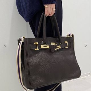 アパルトモンドゥーズィエムクラス(L'Appartement DEUXIEME CLASSE)のシータパランティカ　シボ革　Tote Bag カラー　ブラウン(トートバッグ)