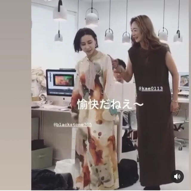 Ameri VINTAGE - Ameri UNDRESSED AMELIA INK ART DRESS Sの通販 by
