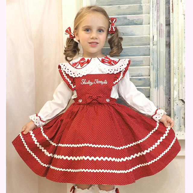 Shirley Temple(シャーリーテンプル)のシャーリーテンプル🎀限定ブラウス 110 キッズ/ベビー/マタニティのキッズ服女の子用(90cm~)(ブラウス)の商品写真