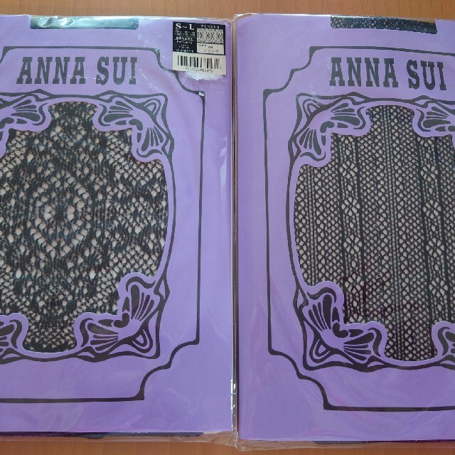 ANNA SUI(アナスイ)の[未開封]ANNA SUI×アツギ網タイツ2枚セット レディースのレッグウェア(タイツ/ストッキング)の商品写真