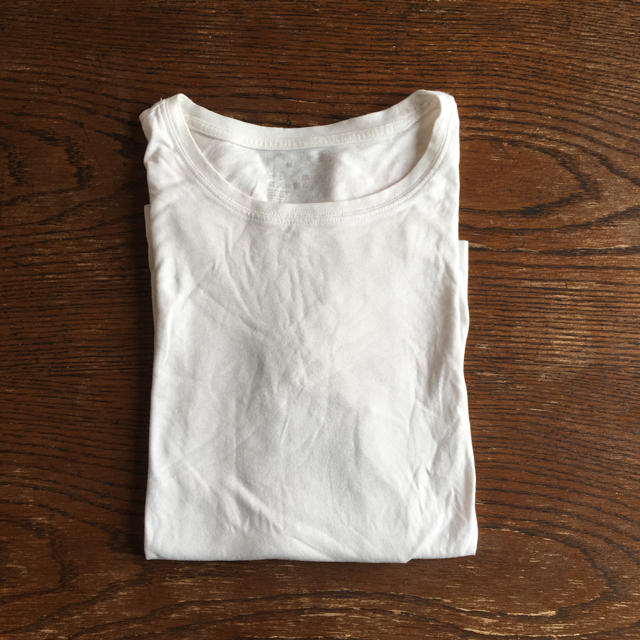 MUJI (無印良品)(ムジルシリョウヒン)の無印 ラウンドネックT レディースのトップス(Tシャツ(長袖/七分))の商品写真